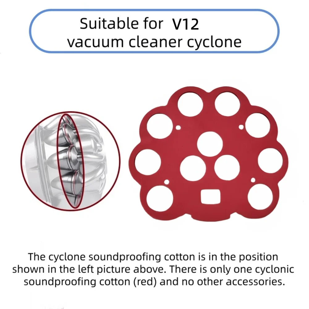 Soundproof Cotton for Dyson V12slim Cyclone Sound Insulation Cotton Sealing Ring of Vacuum Cleaner Vacuum Cleaner Parts