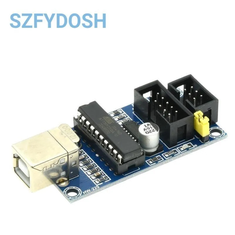 USBTiny USBtinyISP AVR ISP Programmer Bootloader For Arduino  R3  Meag2560 With 6/10Pin Programming Cable