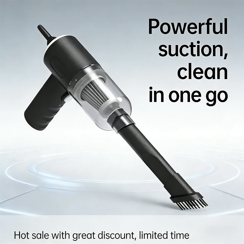 New Wireless Car Vacuum Cleaner Car Vacuum Cleaner Portable High Power Wet Dry Handheld Vacuum for Car Home