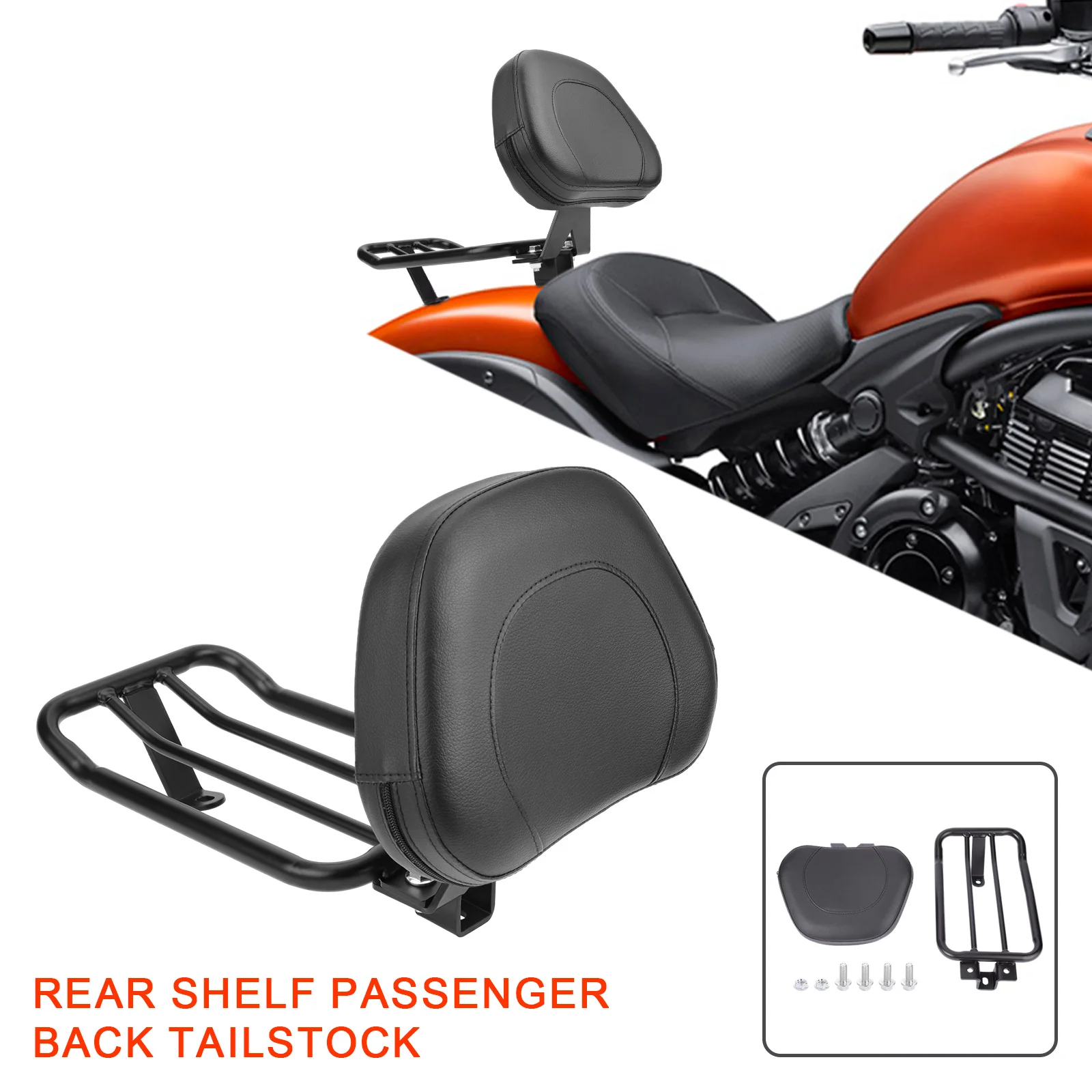 Motorcycle Accessories FOR KAWASAKI Vulcan S 650 VN650 Vulcan S 650 SE 2015-2023  Rear Shelf Passenger Back Tailstock