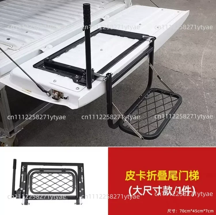 Climbing ladder tailgate ladder