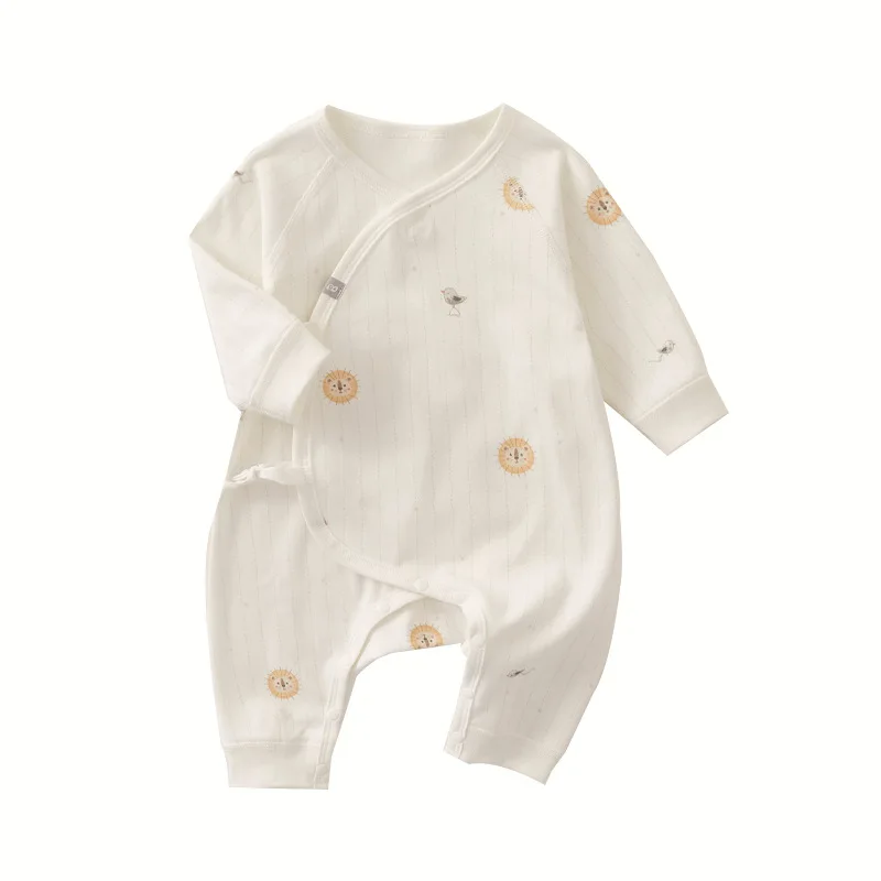 

Newborn clothes Spring and Autumn Romper Long Sleeve One-piece Butterfly clothes Climbing clothes Baby clothes Pure cotton