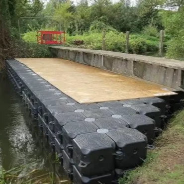 Factory Sale 100% New Material HDPE Floating Dock Pontoon Cubes 500x500x400mm 350kg/m Buoyancy 15-Year Lifespan for Platform