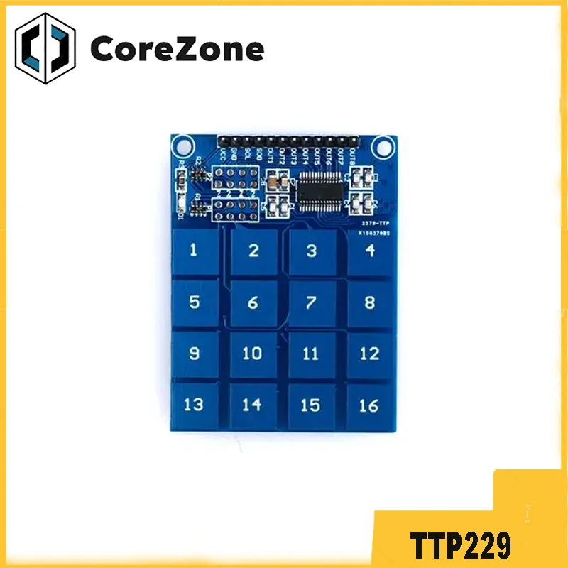 1-5pcs TTP229 16 Channel Digital Capacitive Switch Touch Sensor Module For Arduino