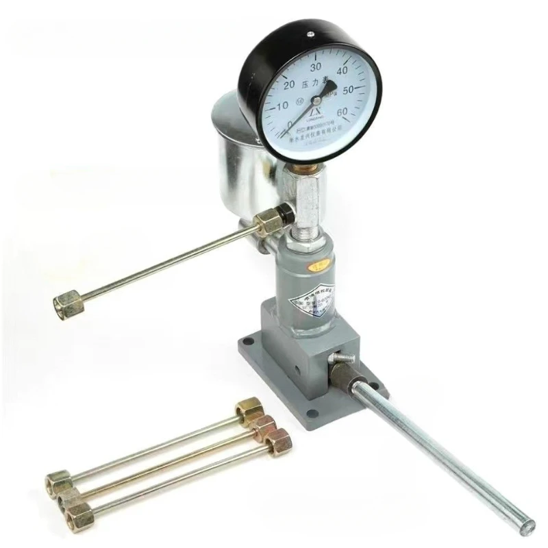 Bench Tester Injector Hand Pressure CalibratorCar Tractor Diesel Injector Nozzle Tester Experiment Atomization