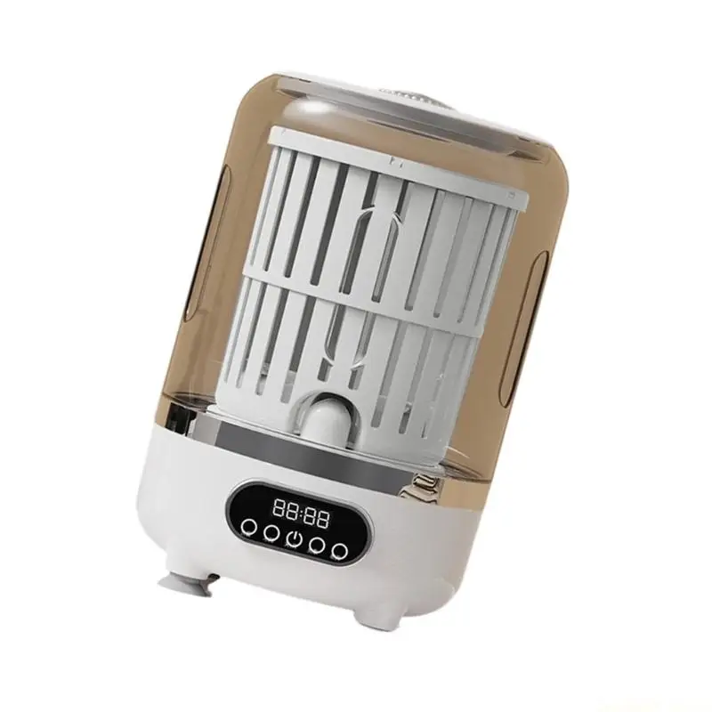 D0AB 3L Portable Mini Washing Machine Cordless Washer Underwear Cleaner for Socks Travel Camping Apartment Use