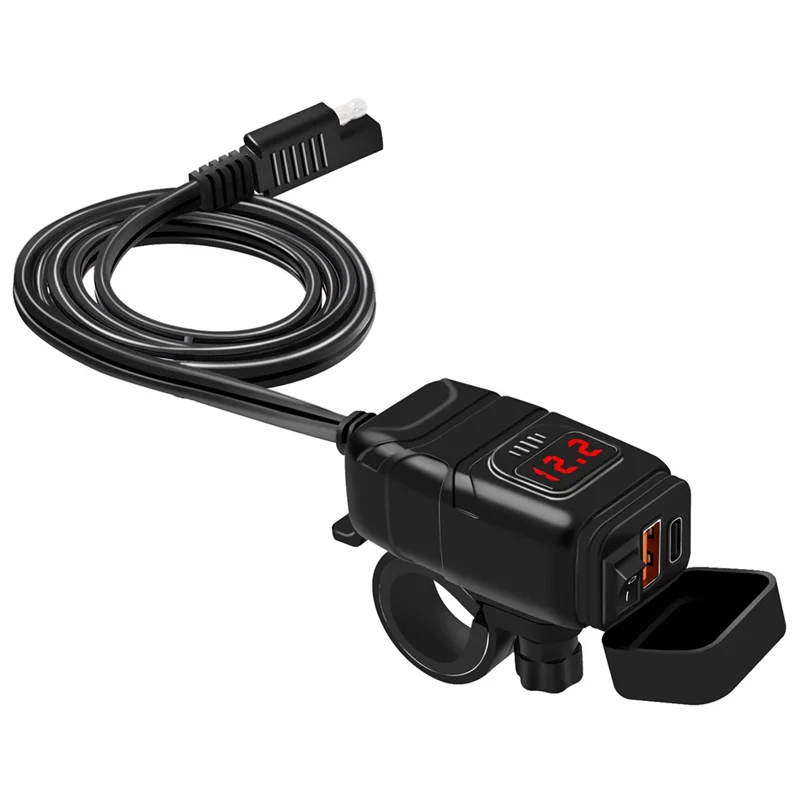 

Модифицированное автомобильное зарядное устройство BISM PD + QC3.0, модифицированное автомобильное зарядное устройство с быстрой зарядкой, водонепроницаемый адаптер для быстрого зарядного устройства, аксессуары для мотоциклов