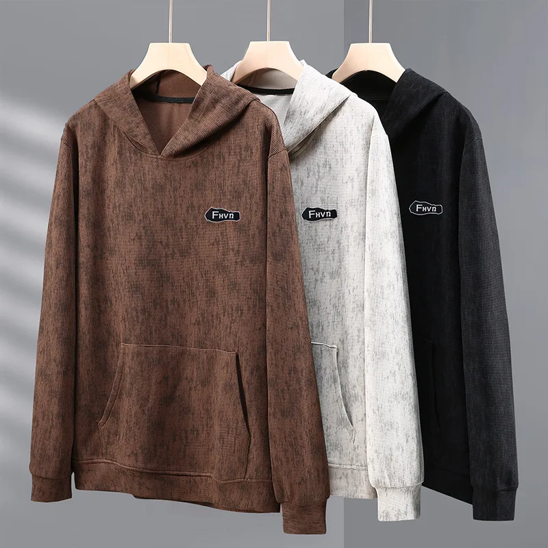 

Men's Spring and Autumn Plus Size Hoodie New Trendy New Fashion Casual Coat Youth Handsome Loose 170kg 10XL 11XL