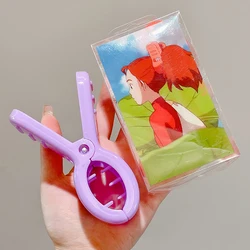 Pinzas molanas para el pelo para niña, pinza grande de 11,5 cm, de Color sólido, accesorios de Anime