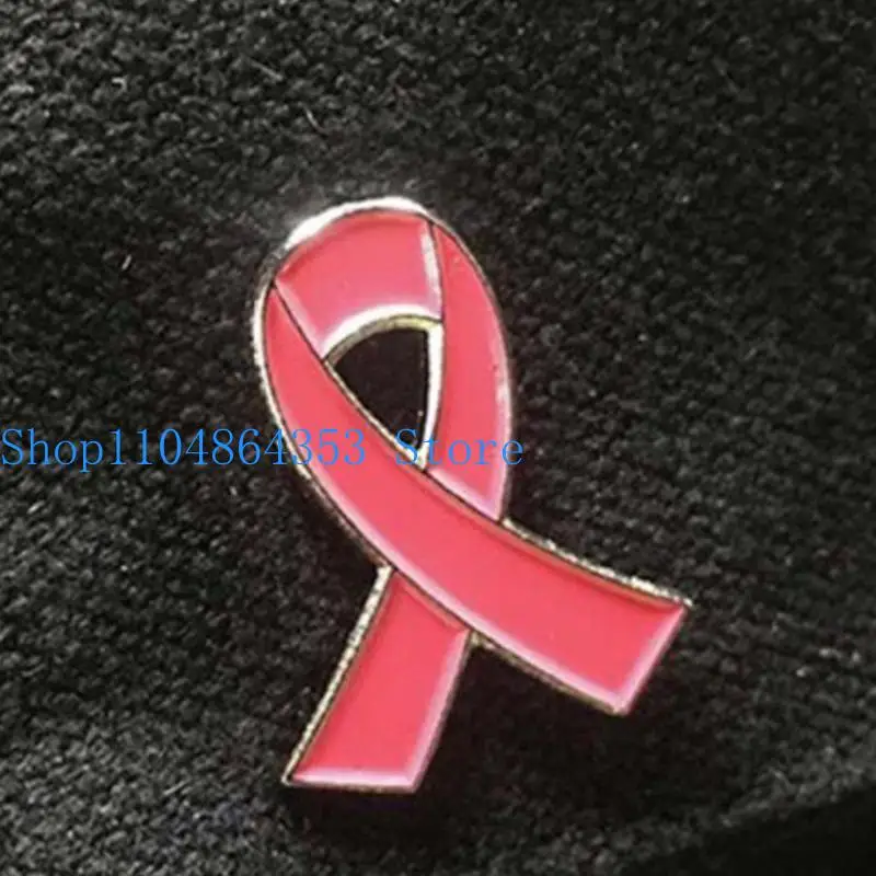 652F 10 Pcs Enamel Lapel Pin Prevention and Awareness Ribbon Brooch Jewelry Badges