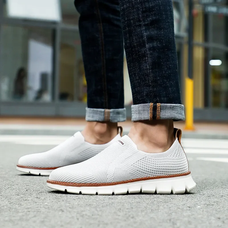 Hoge Kwaliteit Mannen Sneakers Schoenen Mannen Loafers Mode Ademend Mesh Man Casual Dansschoenen Mannelijke Trainer Zapatillas Hombre