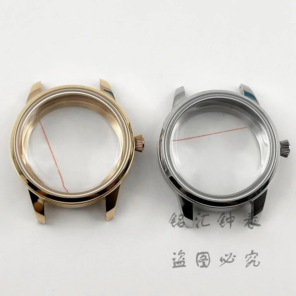 NH35 33mm Case Suit 29mm Dial Ladies Women Cocktails Stainless Watch Case Fit for NH34 NH35 NH36 NH38 NH70 Movement S Crown