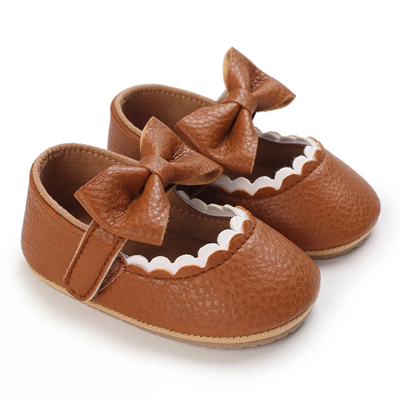 Lauflernschuhe für Babys (0–12 Monate), Prinzessinnenschuhe, PU-Leder, weiche Sohle, niedlich, modisch – Detail 9