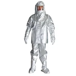 Fire Protection Clothing 1000℃ Heat Resistant Insulation Suit Thermal Radiation Protection Aluminum Foil Insulation Clothing