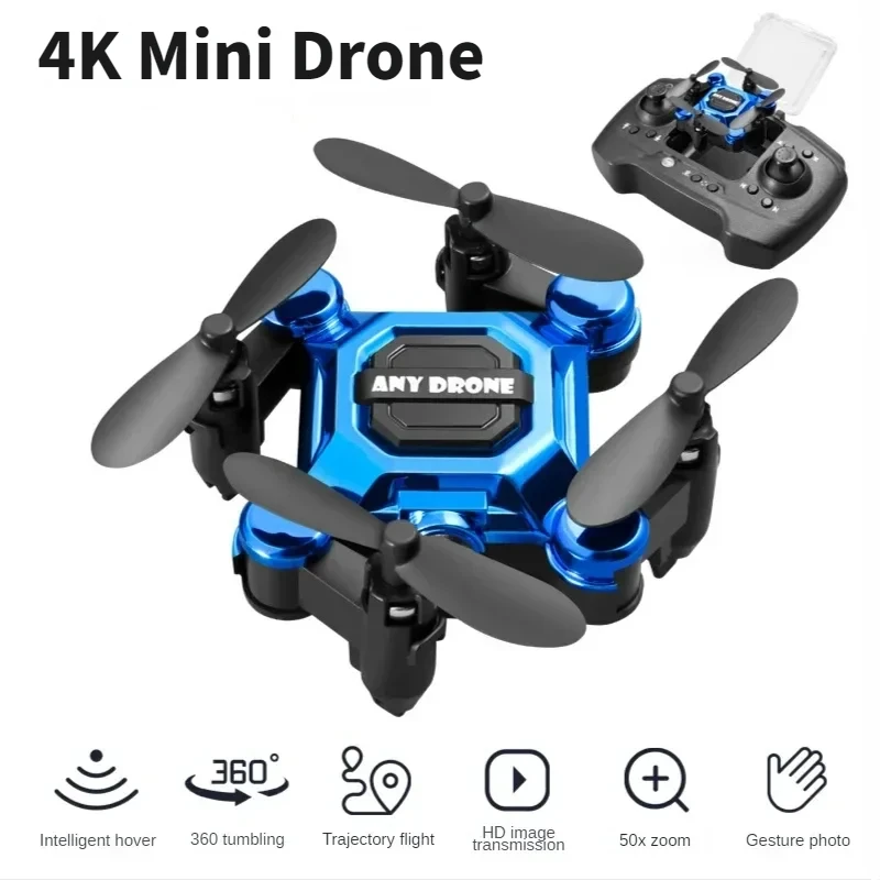 802 Mini Drone 4K 1080P HD Camera WiFi Fpv Air Pressure Altitude Hold Professional Foldable Quadcopter RC Drone Kid Toys GIft