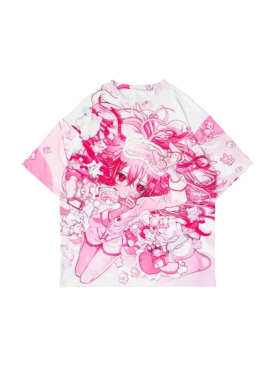 2026 Bestseller Mode Neues Süßes Mädchen T-Shirt für Zuhause, Outdoor, Freizeit, Cosplay, Events, Sommer, Locker Geschnitten, O-Ausschnitt, Übergröße