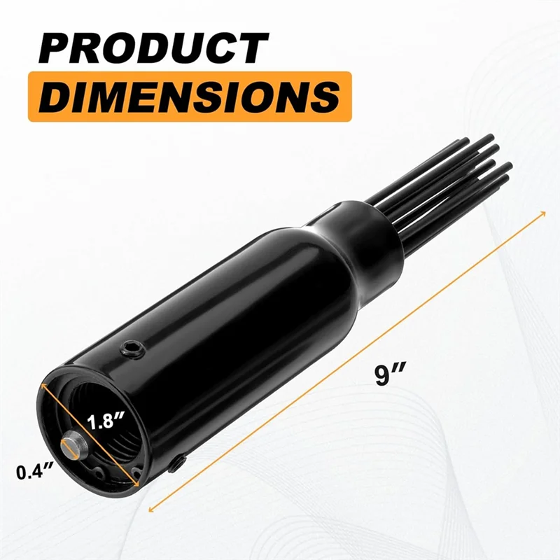 أداة إزالة مقياس AAAN-تحتاج إلى أداة هوائية، مرفق إبرة إزالة الصدأ الهوائي شديد التحمل، مطرقة هوائية