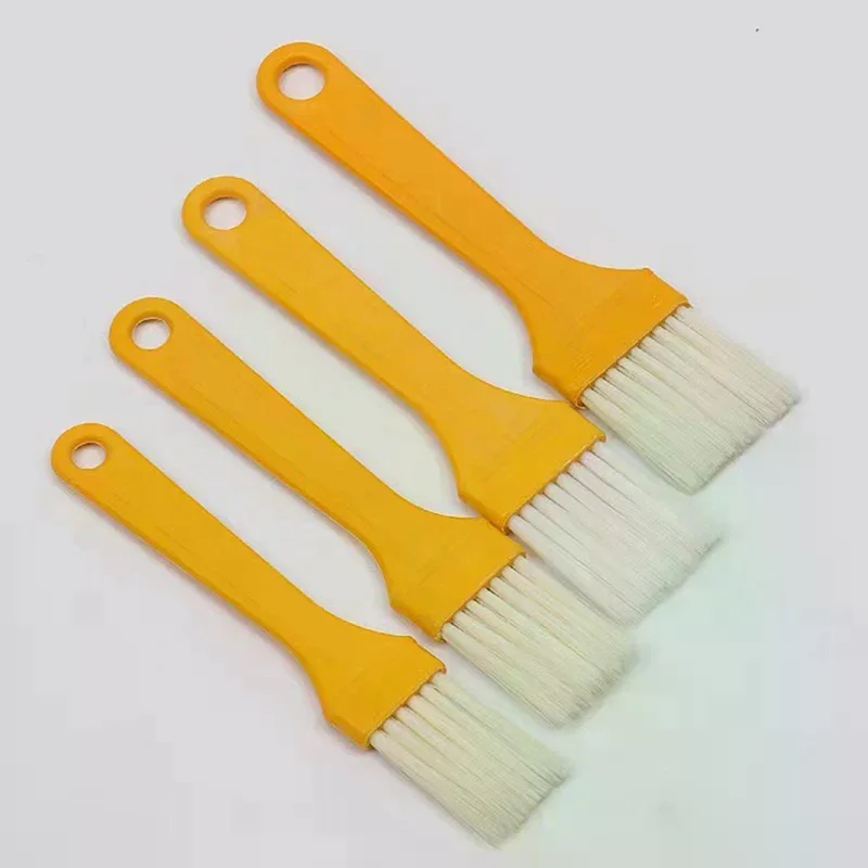 3Pcs Barbecue Brush Split Type Cake Baking Pastry Cooking Oil Brushes High Temperature Resistant Plastic Handle BBQ Kitchen Tool