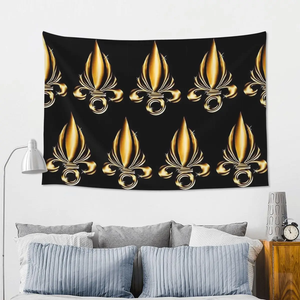 French Foreign Legion Tapestry Funny Wall Hanging Aesthetic Home Decoration Tapestries for Living Room Bedroom Dorm Room