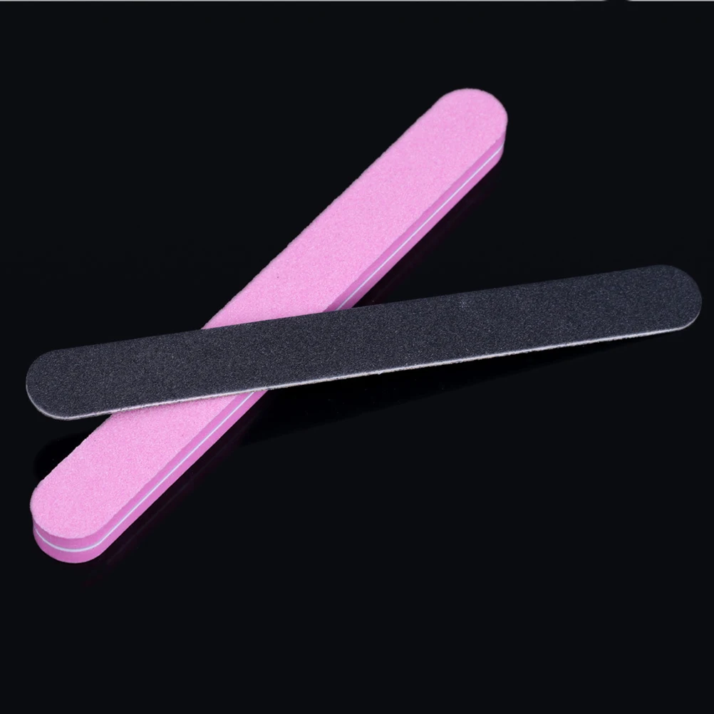 

5pcs Nail Manicure Kit Professional Tools Files Trimming Accessories Durable Sandpaper Sponge Fingernails Toenails Acrylic