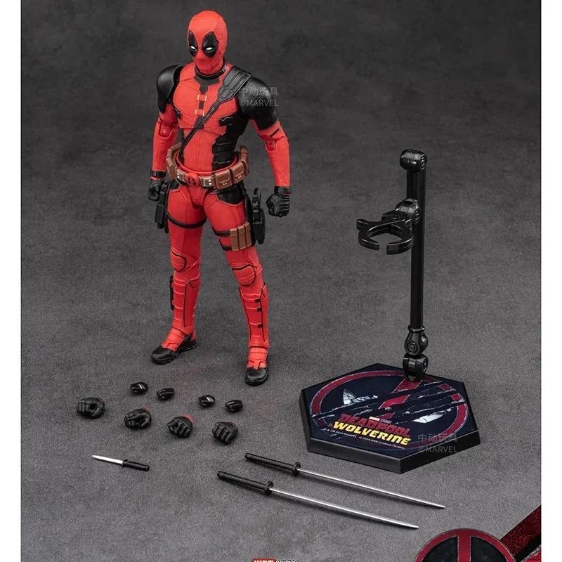 Zdtoys หุ่นมาร์เวลฟิกเกอร์ Deadpool & Wolverine แอคชั่นโมเดลของเล่นอนิเมะตั้งโต๊ะของขวัญวันเกิด