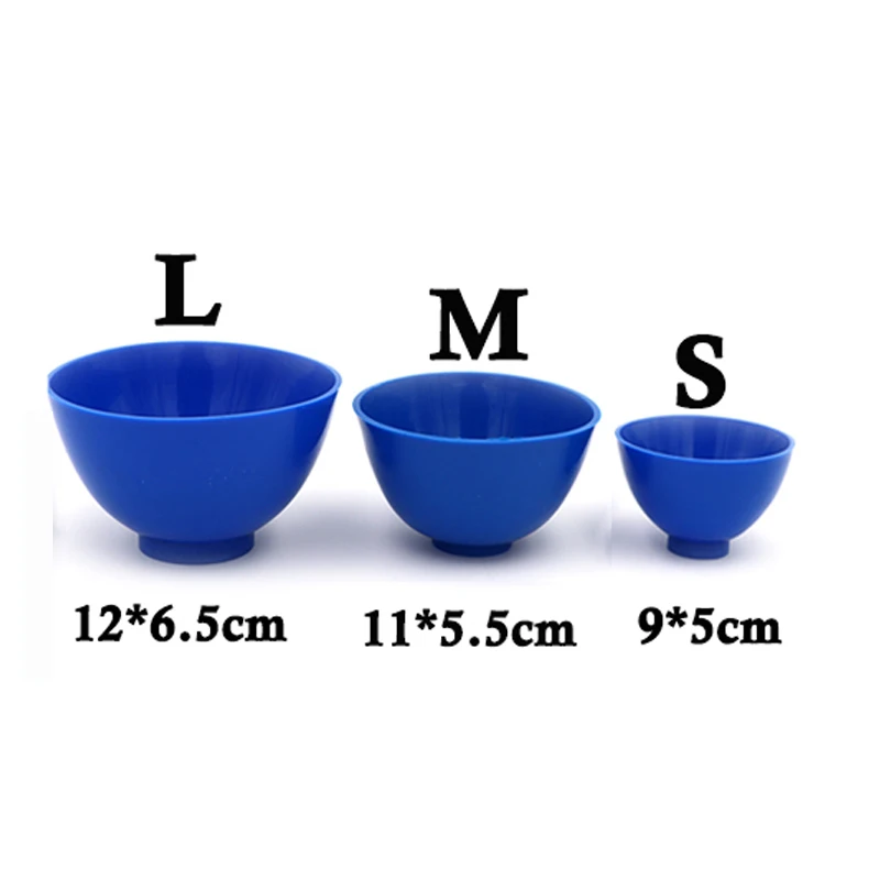 

3Pcs/set S/m/l Dental Mixing Bowl Rubber Bowl Oral Hygiene Dental Surgical Tool Instrument