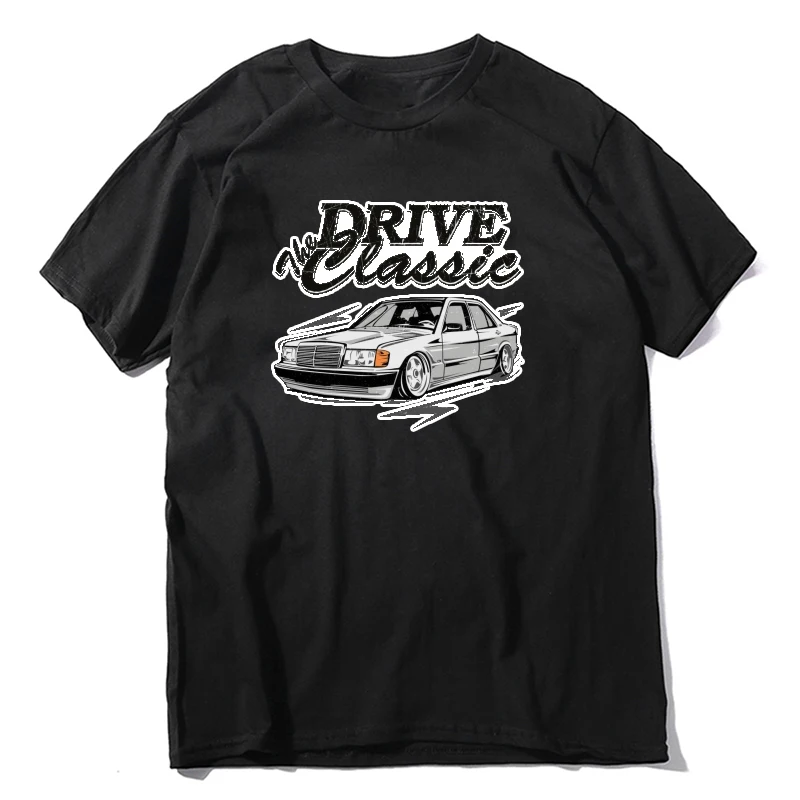 Drive The Legend France TWG 90s EVCar T-Shirt Sommer Kurzarm Harajuku Weiß Hip Hop Casual Herren Damen T-Shirt Tops