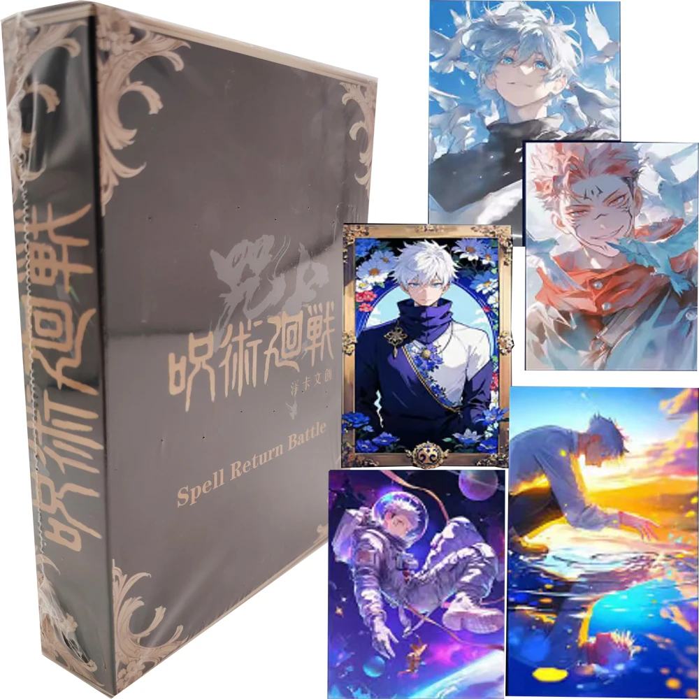 

Jujutsu Kaisen Color Paper Collection Card Fushiguro Megumi Geto Suguru Ryoumen Sukuna Anime Characters Rare Cards Holiday Gifts