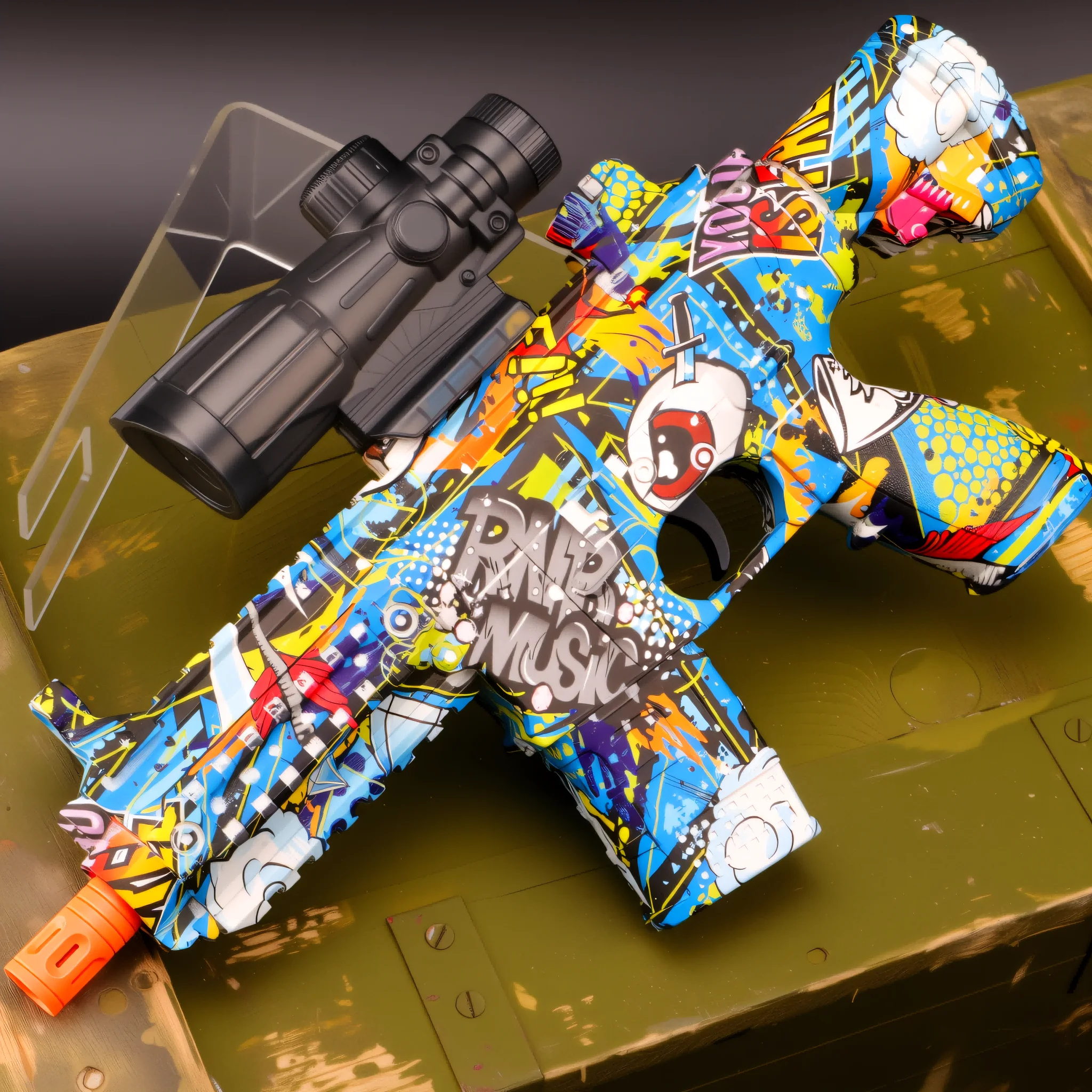 M416 マニュアル スラム ファイア ジェル ボール ブラスター ​ ​   – スプリング式で電気不要（弾丸なし）