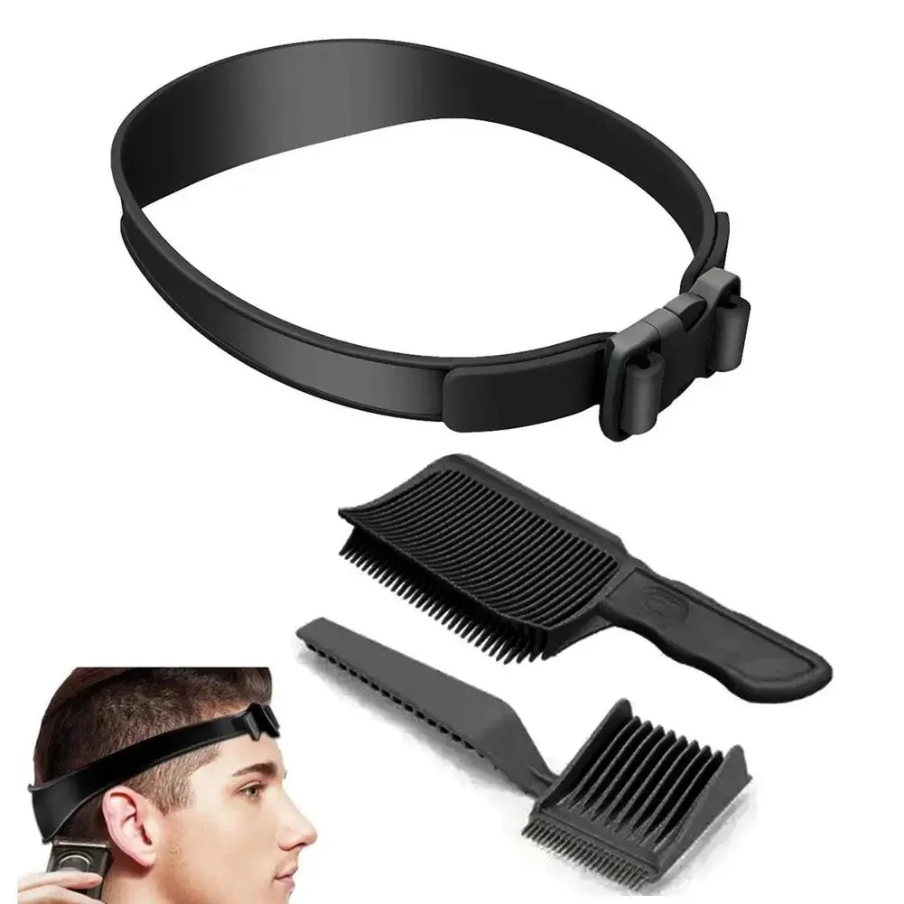 DIY Home Hair Trimming Haircuts Curved Headband Barber Fade Combs Set Hair Cutting Tool For Gradient Hairstyle Shaving Template image 5
