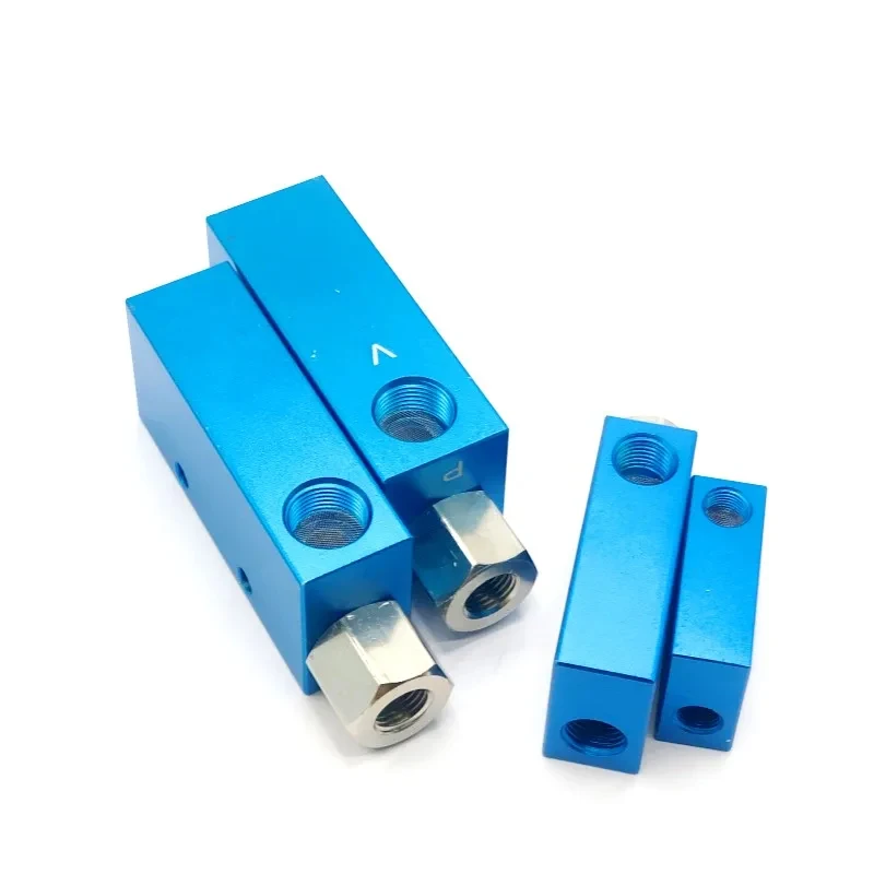 Blue Vacuum Generator Air Tube Ejector Pressure Pneumatic CV-10 15 20 25HS Negative Control Valve