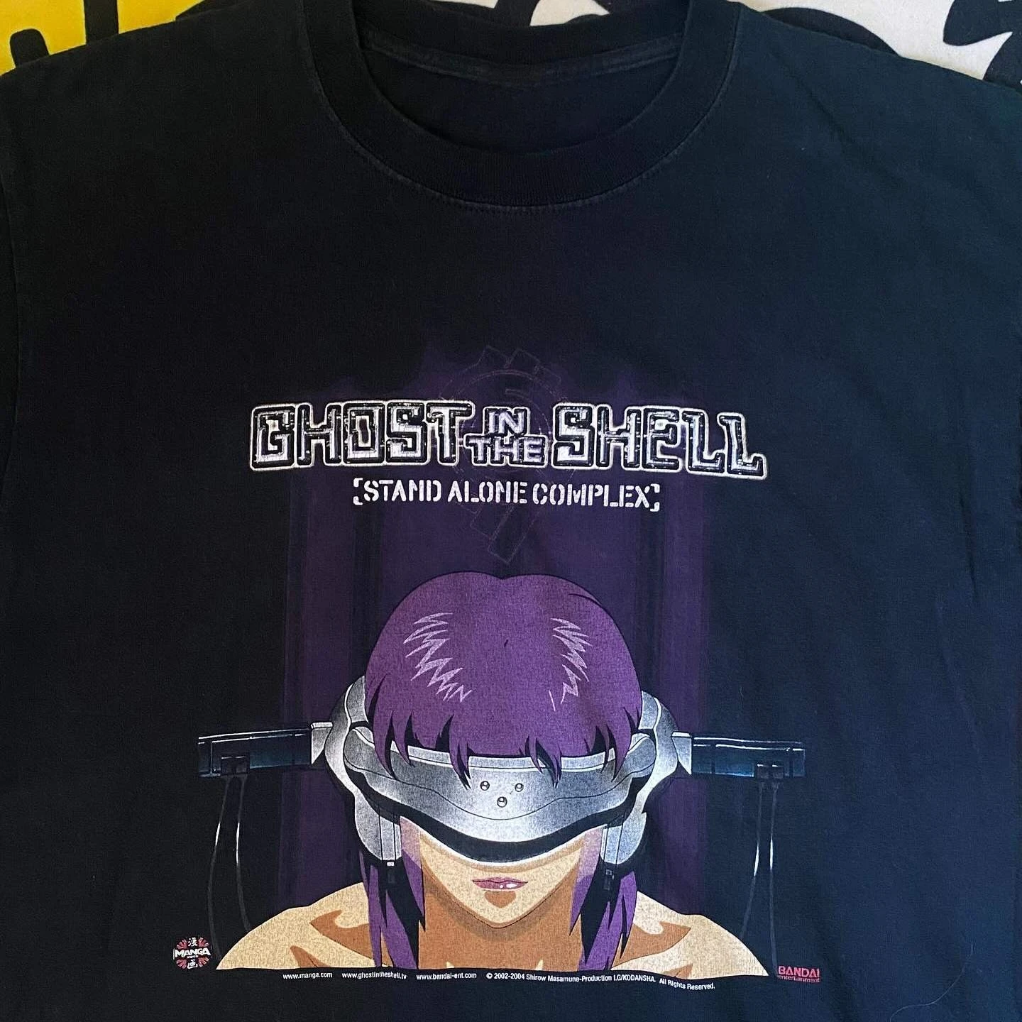 Ghost in The Shell Stand Alone Kusanagi Anime Manga Cyberpunk Graphic Tee Cotton Mens Womens T-Shirt Summer Vintage Streetwear