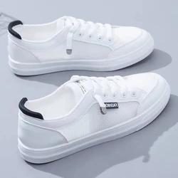 Sneakers da donna scarpe vulcanizzate da donna primavera autunno appartamenti traspiranti scarpe in rete tinta unita nuove scarpe Casual da donna