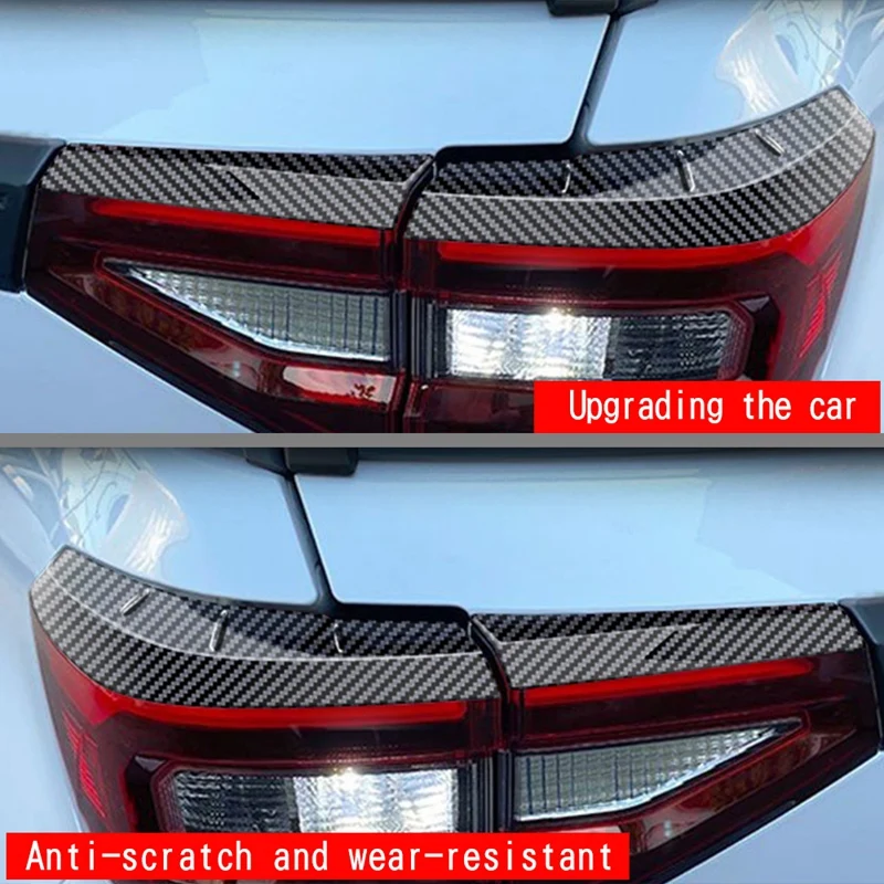 For Toyota Raize 200 ABS Rear Tail Light Lamp Cover Garnish Strip Taillight Eyebrow Cover Trim