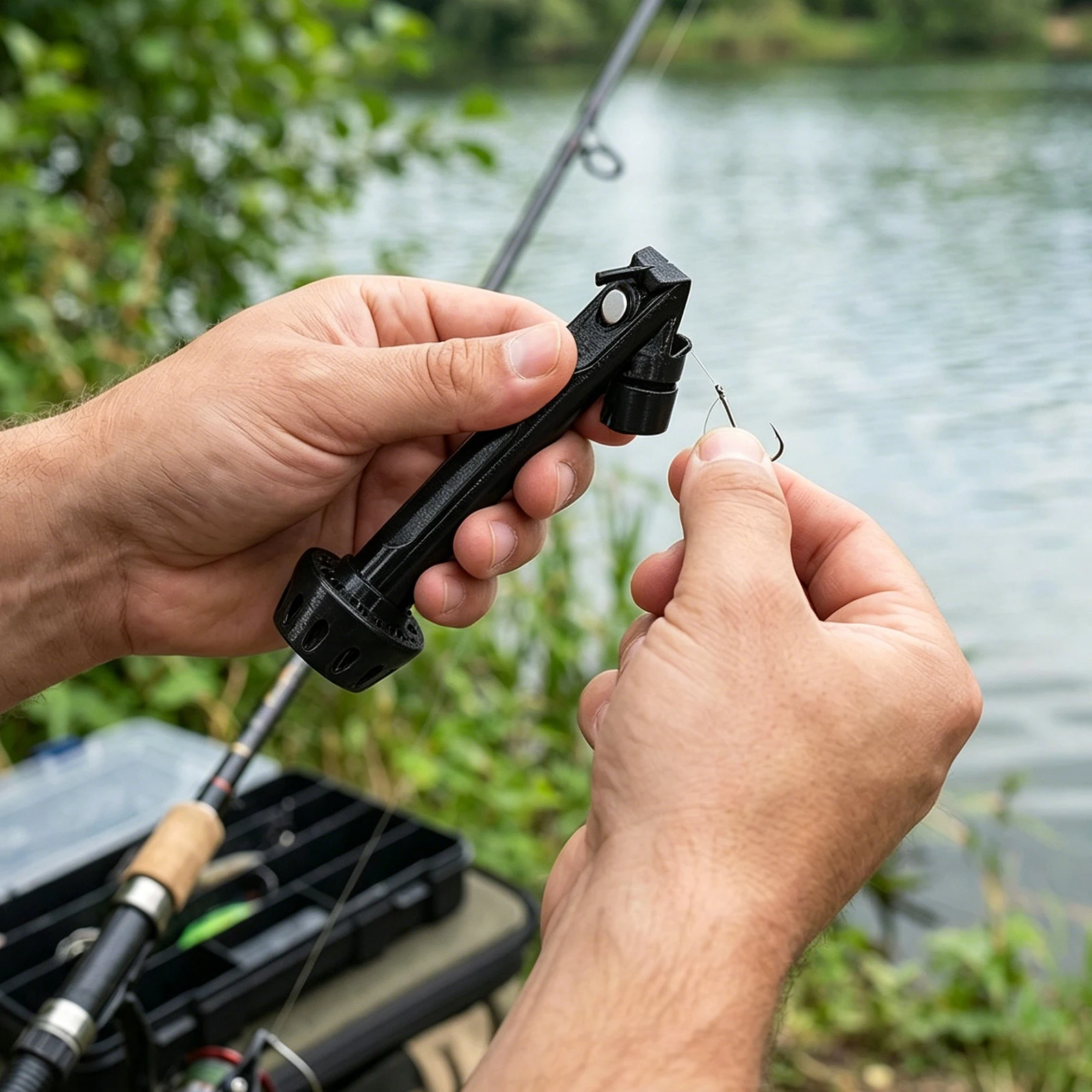 

Fly Fishing Magnetic Fly Threader Fishing Accessory To Easily Rig Small Flie Tippet On Water Make Tying Simpler With Most Hook