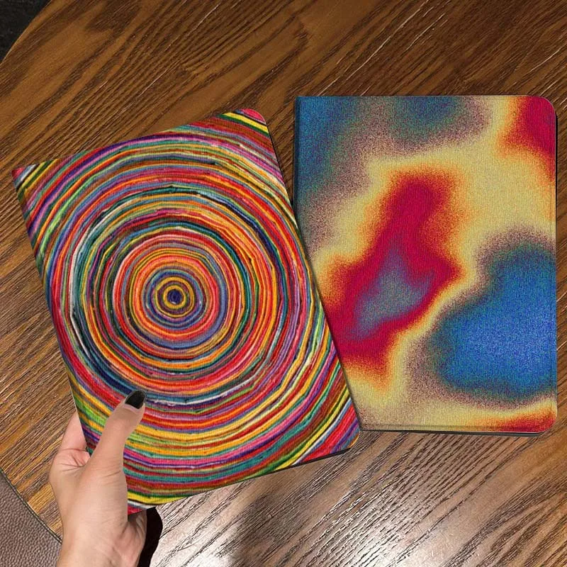 

Colorful Spiral Circle Pattern Gift Tablet Case For Samsung Galaxy Tab S7 S8 S9 S10 FE Lite