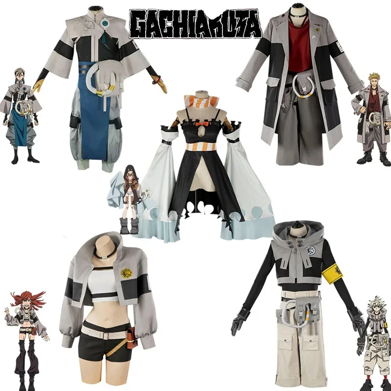 

❤2026❤ GACHIAKUTA Rudo Zanka Liglaze Enjin Amo Cosplay Costume Coat Pants Short Dress Full Set Accessories Battle Suit Hallowee❤