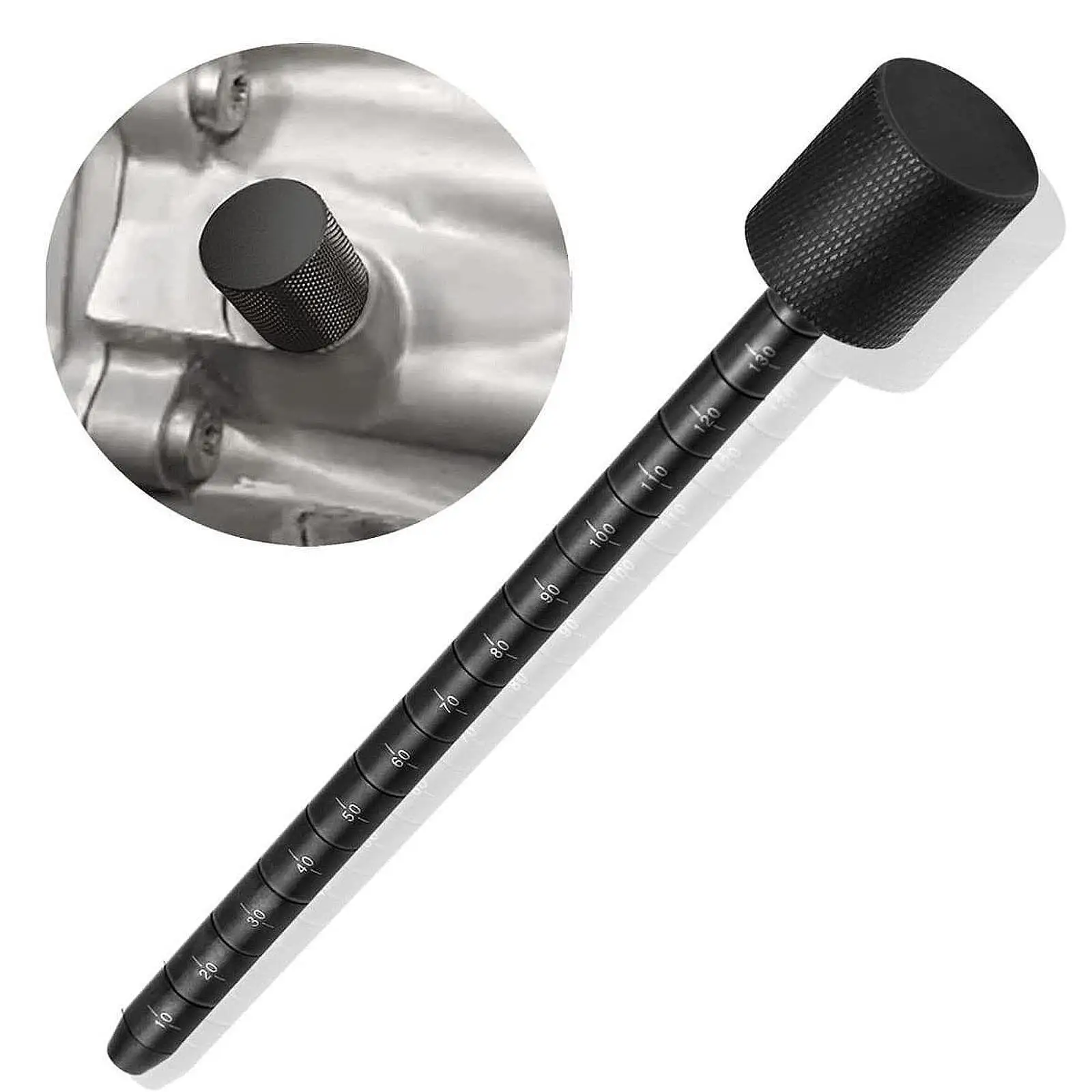 ก้านวัดระดับน้ำมันเครื่องรถยนต์แบบก้านวัดน้ำมันอะไหล่ที่มีประสิทธิภาพสูงการวัดที่แม่นยำพร้อมเครื่องชั่งน้ำหนัก