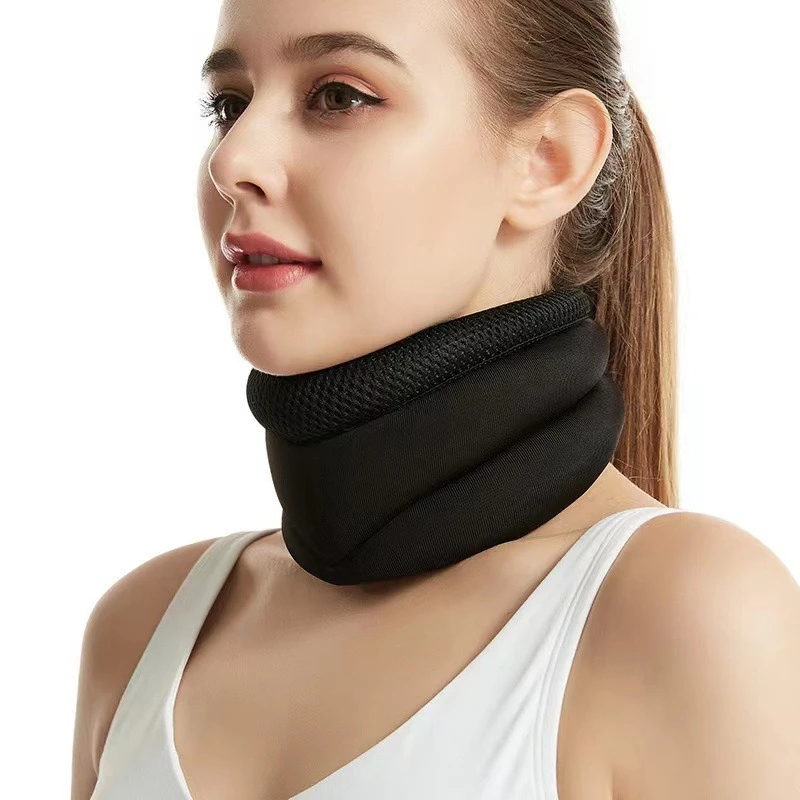 Comfort Office Neck Brace  3-Part Anti Drooping Head Cervical Traction Corrector  Portable Collar for Posture Fixation