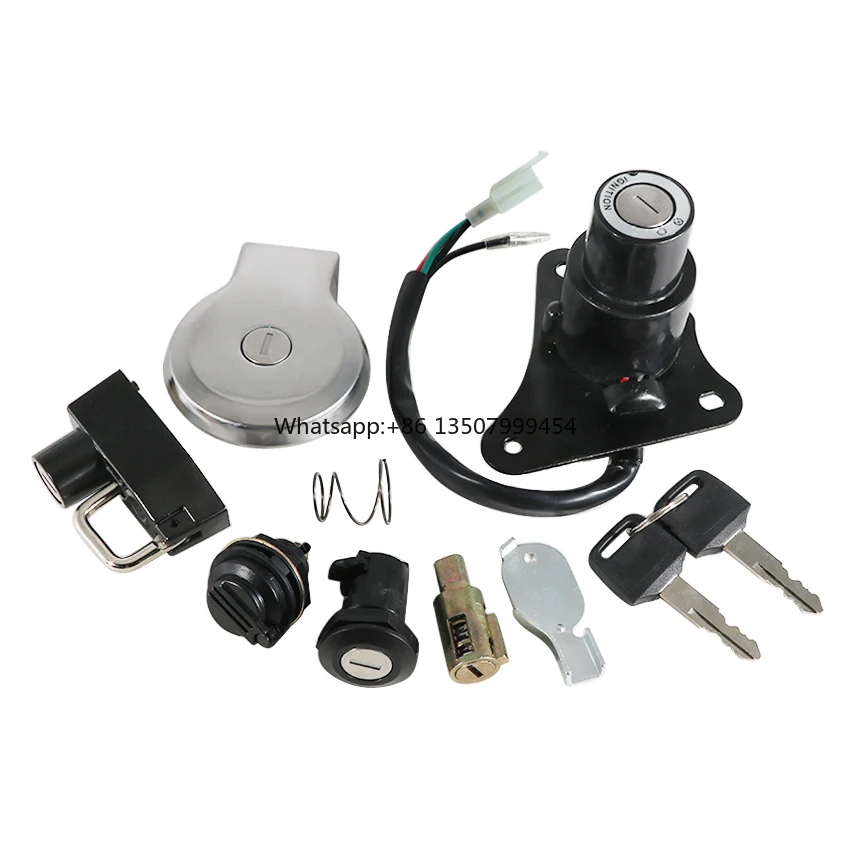 

Motorcycle Fuel Tank Cover Cap Lock With Ignition Switch Lock for XV125 VIRAGO 125 XV250 250