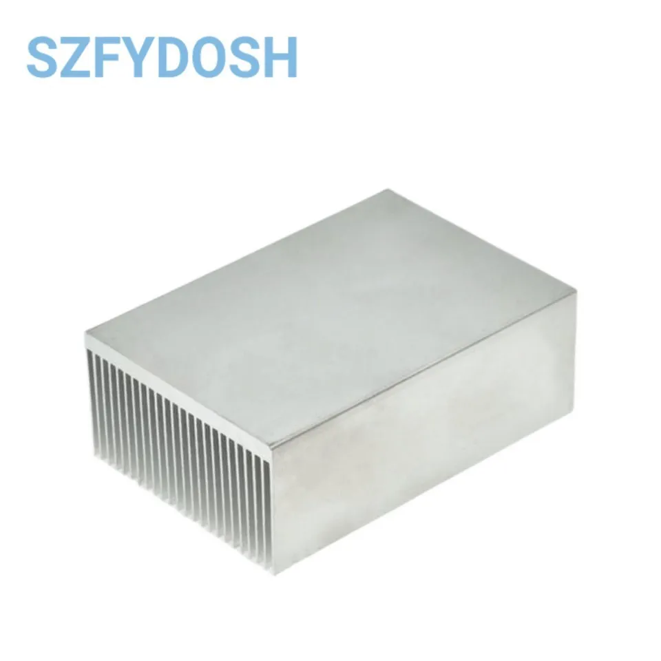 High Power Electronic Heatsink Radiator Cooler Radiator Aluminum 100X69X37MM Heat Sink  Fins Fine-toothed