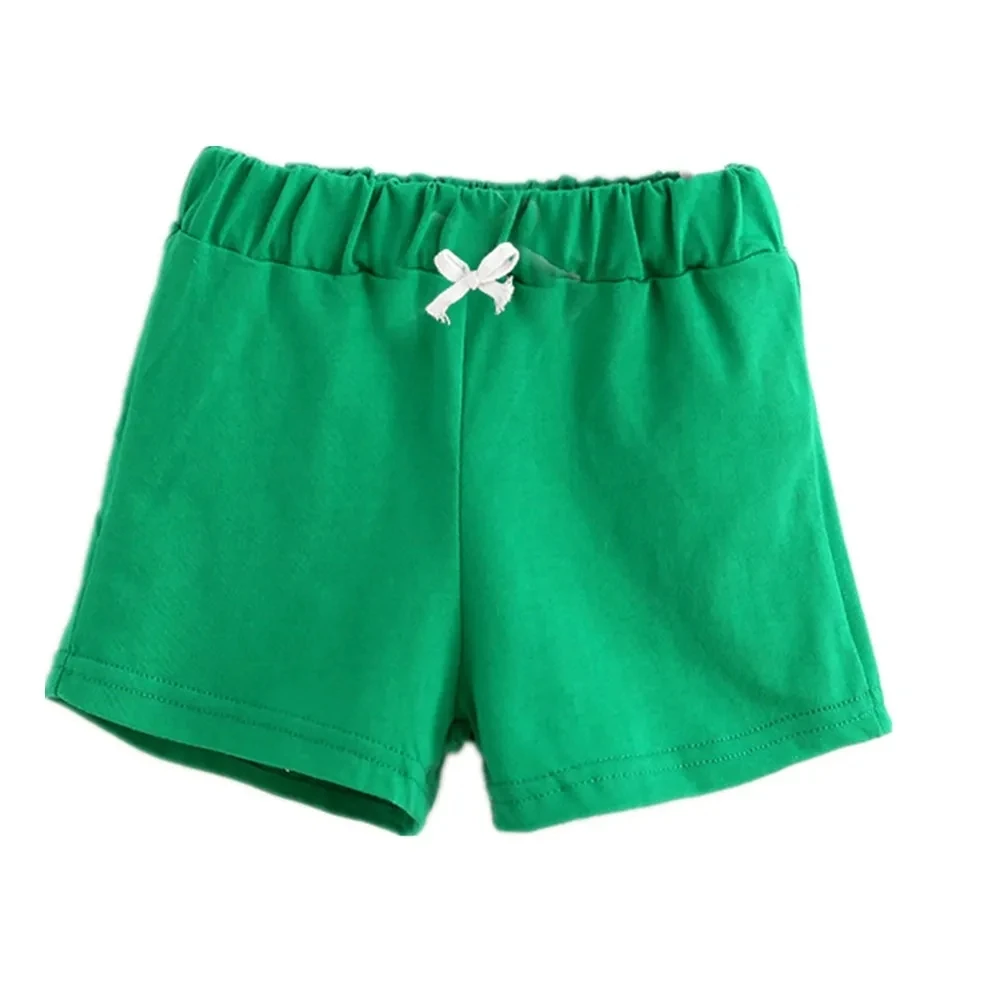 Baby Girls Boys Shorts 2024 Summer Children\'s Beach Short Pant Kids Candy Color Pants Toddler Sports Drawstring Trousers Casual