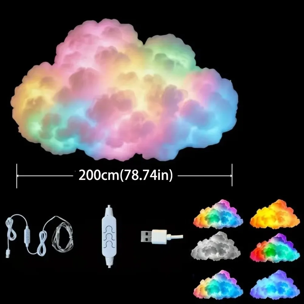 

Gifts DIY Color Changing Lamp Light Kit Bedrooms Gaming Decorations Colorful Clodu Lights USB Powered Lighting Tools
