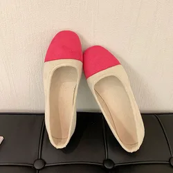 2024 New Candy Color Women Shoes Plus Size Flats Shoes Woman Lace-up Spring Autumn Ladies Shoes Zapatos Mujer Size 41 42 WSH2343