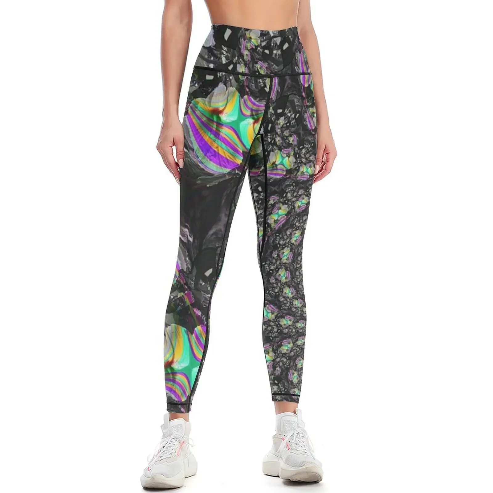 

Hibiscus Melt Leggings Women's sports Women's trousers Golf wear Womens Leggings