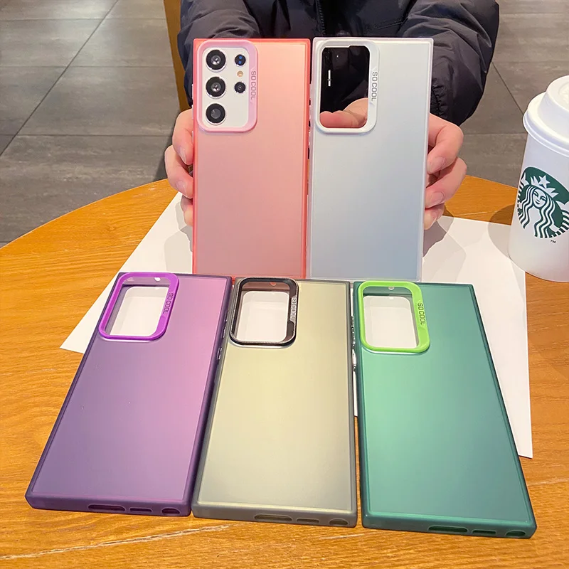 حافظة لهاتف سامسونج S25 Ultra S24 S23 Plus A26 A36 A56 غطاء حماية ناعم مقاوم للصدمات