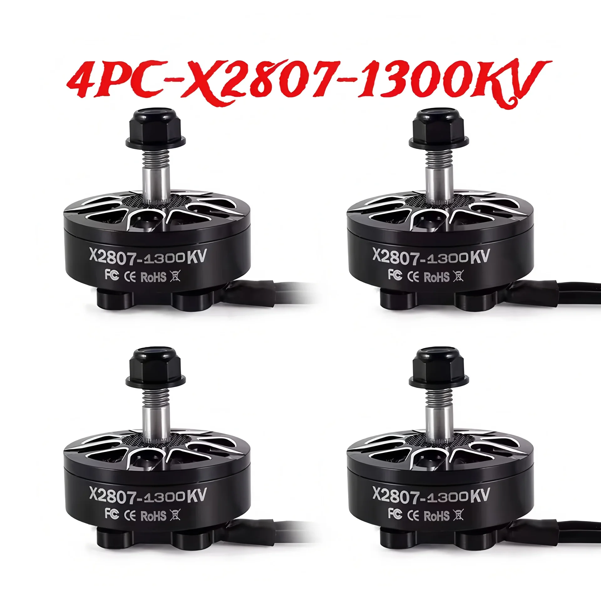 1/4pcs X2807 A2807 1300KV 1700KV 6S Brushless Motor for FPV Freestyle 7inch Long Range LR7 Drones DIY Installation Kit