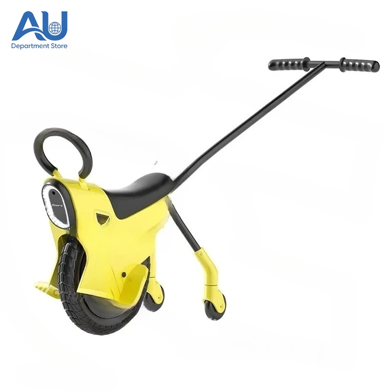 Parent-child Unicycle with Auxiliary Wheel Baby Walking Artifact Outdoor Play Camping Trolley Light Travel Children's Trolley