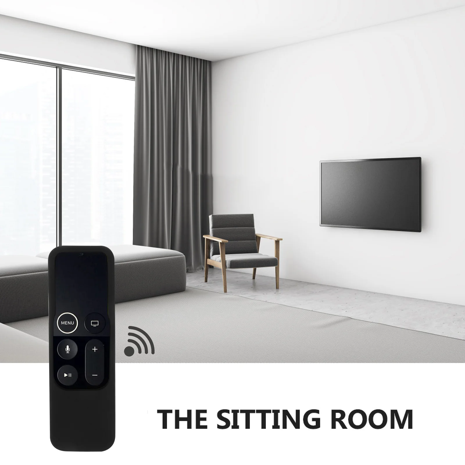 1 قطعة غطاء حماية لجهاز التحكم عن بعد من السيليكون نونسليب متوافق مع اللمس المرن وقابل للغسل حافظة حماية عن بعد أنيقة #2