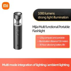 2024 New Xiaomi mijia Multi functional portable led flashlight Atmosphere lights type-c rechargeable high powerfull super bright